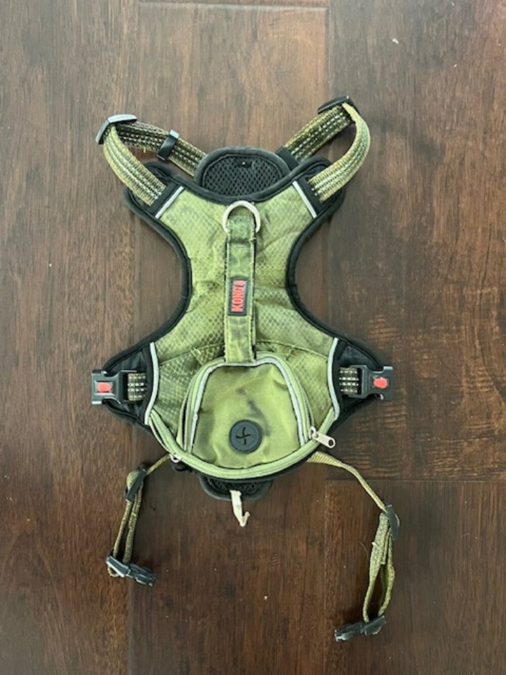 KONG Durable Green Dog Harness - Medium